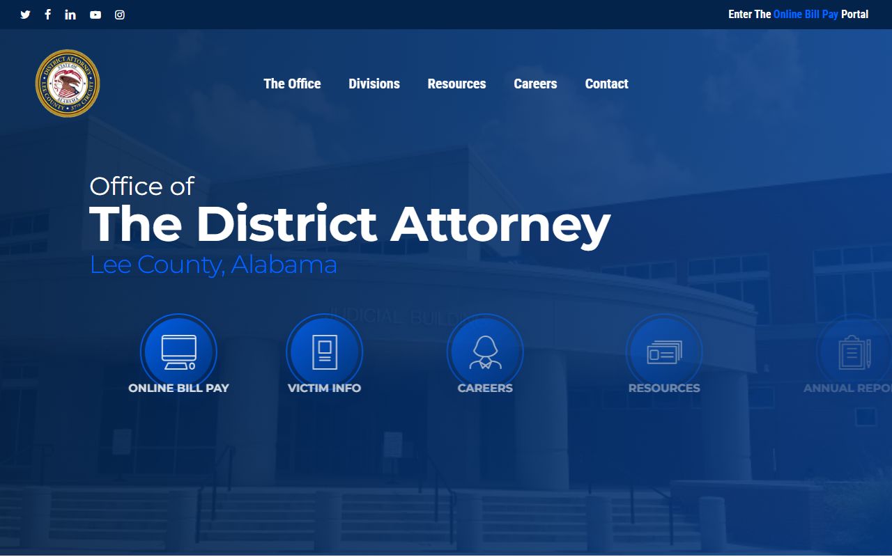 Lee County arrest records district attorney prosecution office